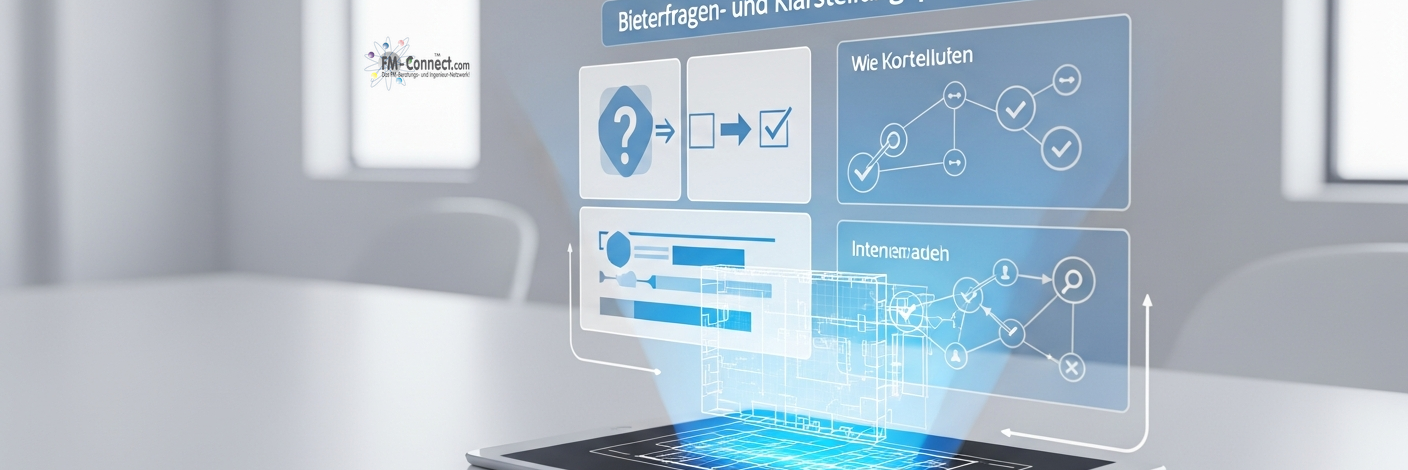 Bieterfragen- und Klarstellungsprotokoll zur Dokumentation von Fragen im Vergabeverfahren