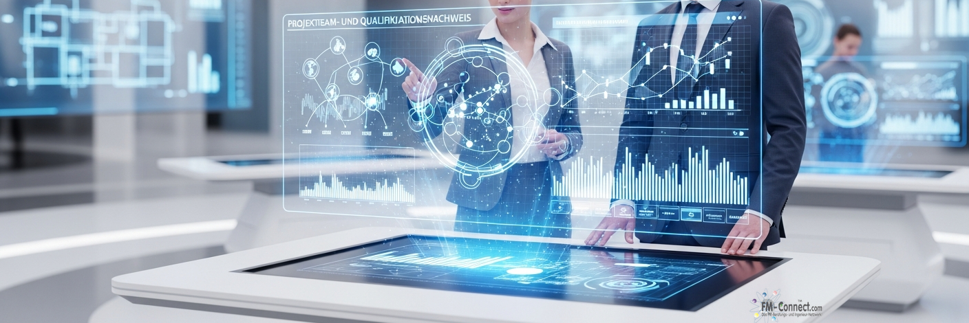 Projektteam und Qualifikationsnachweis im CAFM Ausschreibungsprozess mit strukturierter CV Vorlage