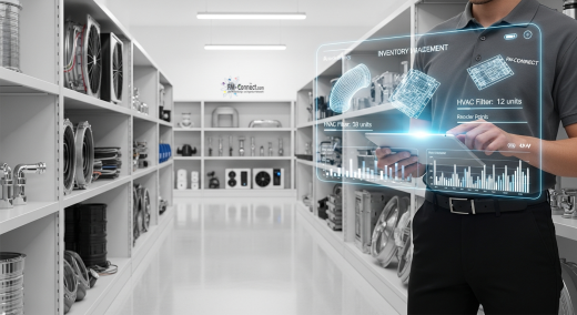 Vorrats- und Lagerverwaltung im CAFM-System zur Verwaltung von Materialien und Ersatzteilen