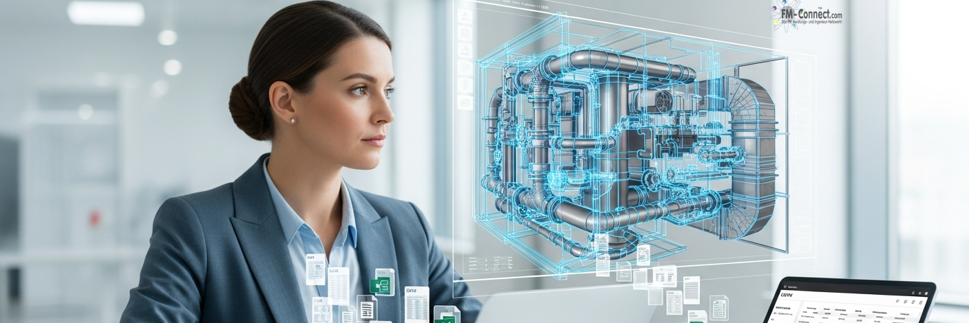 CAFM-System ohne BIM-Schnittstelle für manuelle Gebäudedatenverwaltung und Planung