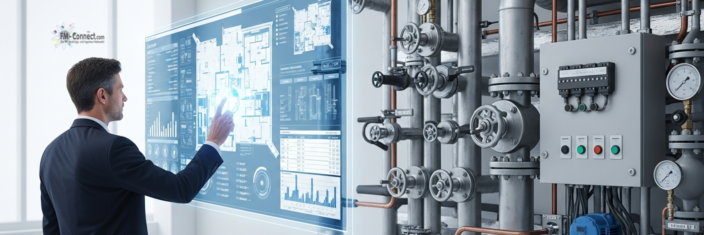 CAFM-System ohne IoT-Anbindung für manuelle Überwachung und Steuerung von Geräten