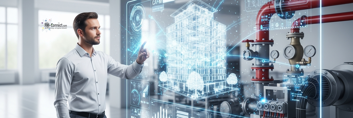 Integration von OT‑, IoT‑, BMS‑ und BIM‑Daten zur Vernetzung technischer Systeme im CAFM‑Ökosystem