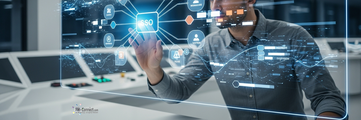 CAFM: Security/IAM-Architektur (SSO, Rollen, Logging)