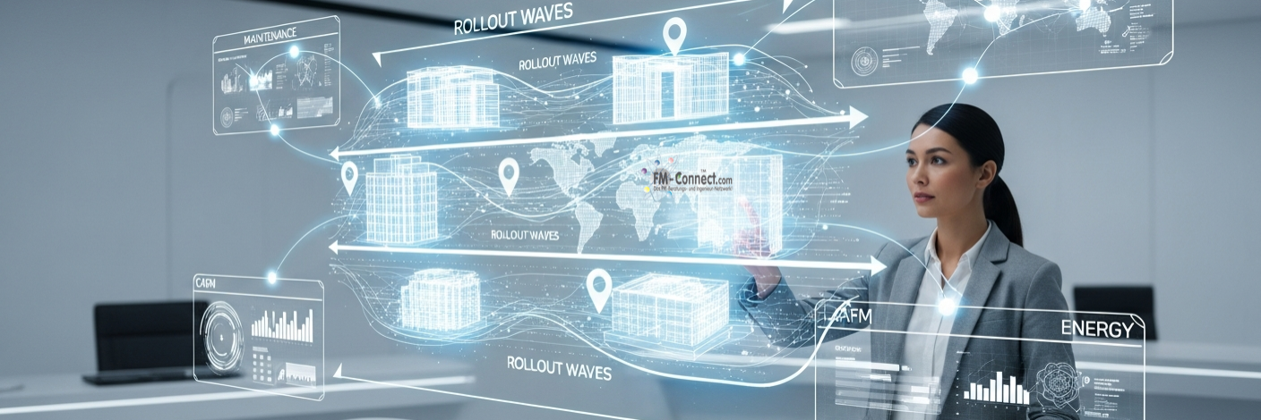 Rollout‑Management zur Steuerung der schrittweisen Einführung eines CAFM‑Systems im Unternehmen