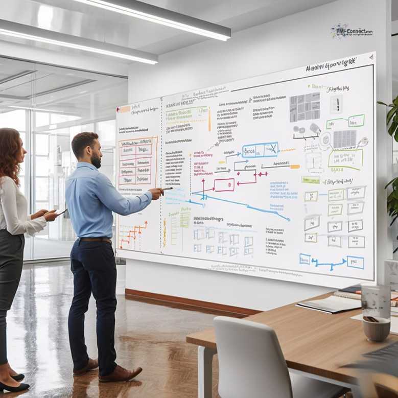 Timeline der Transformation von Computer-Aided Facility Management und Digitalisierung