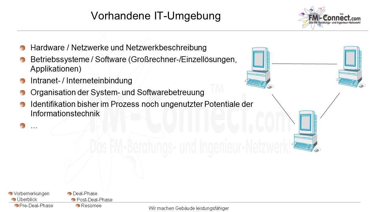 Vorhandene IT-Umgebung