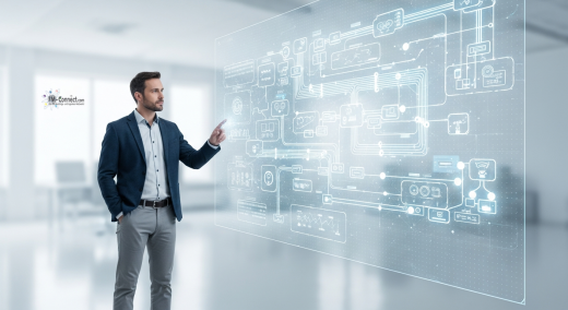 Spezifikation der Datenpfade innerhalb der CAFM-Systemarchitektur in Vergabeunterlagen