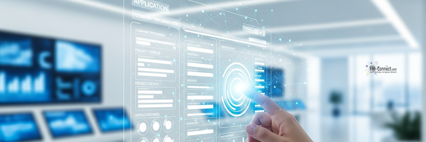 Teilnahmeantrag als Unternehmensformular für Bieter im CAFM-Vergabeverfahren